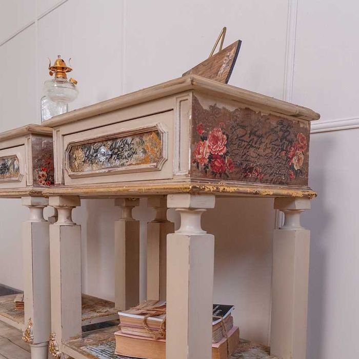 Par de Mesas Carta de Inverno