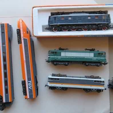 Comboios analógicos escala HO:locomotivas Lima,Roco, Jouef;ler anuncio