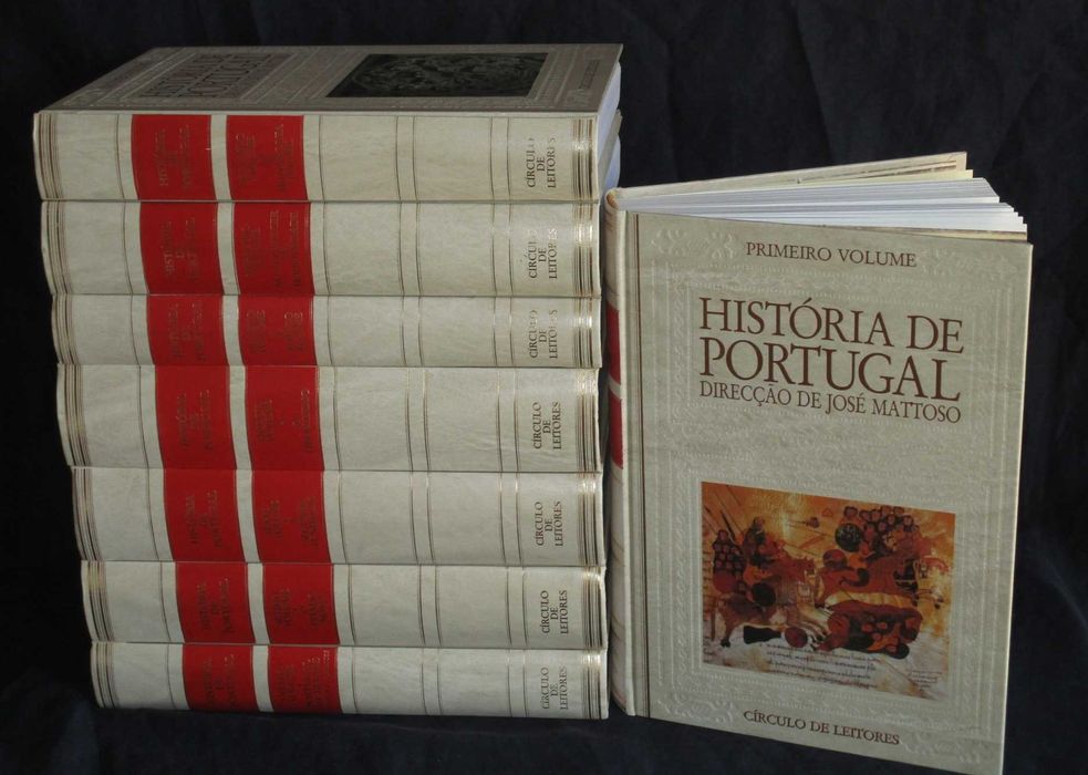 Livros História de Portugal José Mattoso 8 volumes