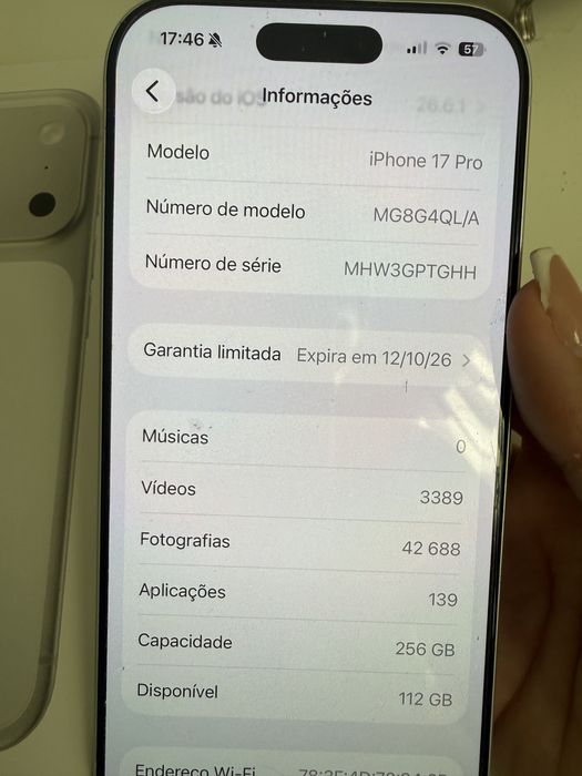 Iphone 17 Pro como Novo