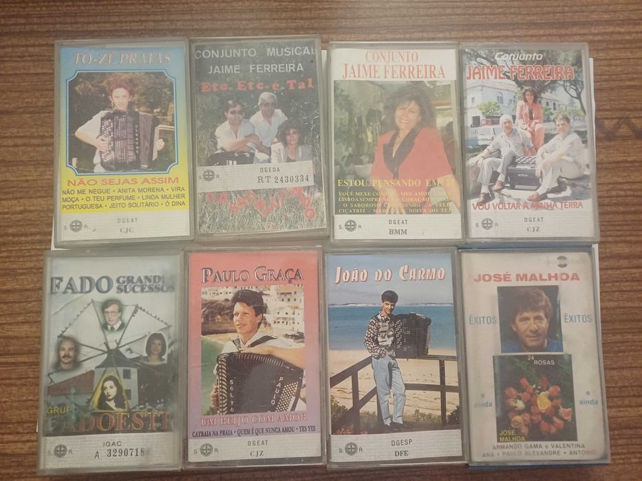 Cassetes de Música antigas