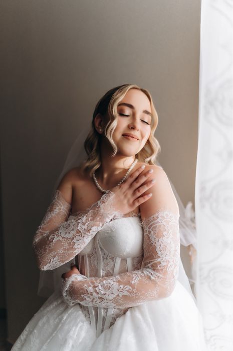 Розкішна весільна сукня /Оренда Princess / Corset Lace Ball Gown / Luxury Bridal
