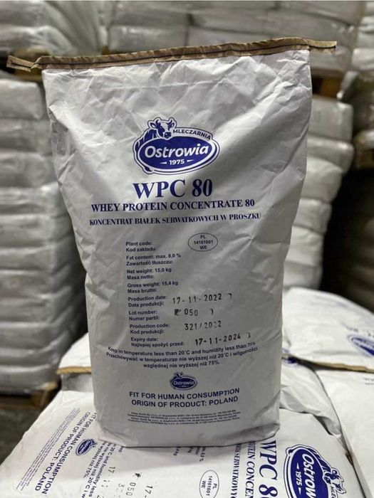 Сироватковий Білок Ostrowia WPC80 КСБ 80 Протеїн