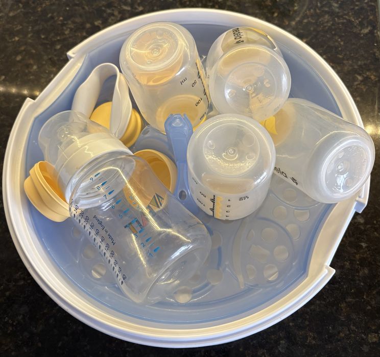 Esterilizador a vapor biberões