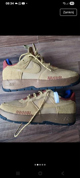 Nike Air Force 1 Wild „Wheat Gold” euro 41