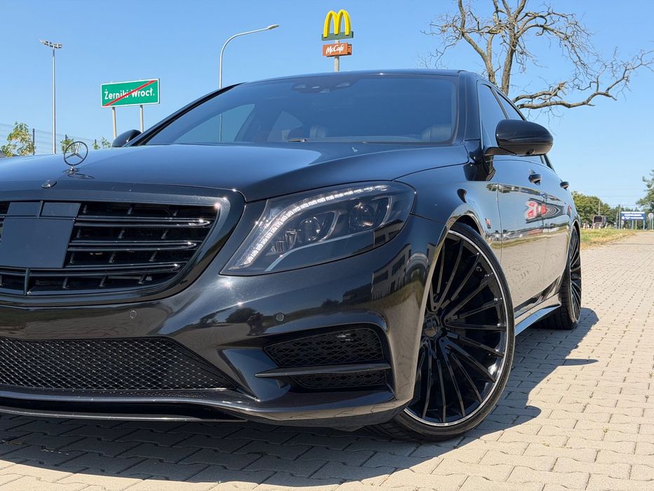 Mercedes-Benz Klasa S AMG Line Burmester Long Nightvision Kam360 AllBlack