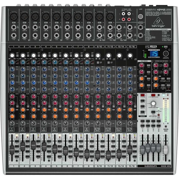 Mesa de Mistura Behringer Xenyx X2442USB 24 canais
