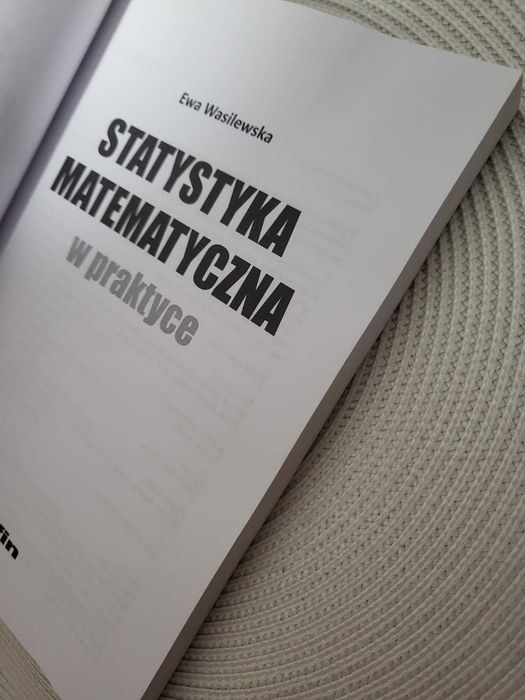 Ewa Wasilewska, Statystyka matematyczna w praktyce. Unikat!