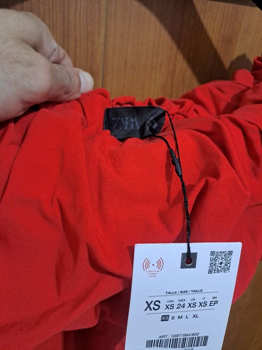 Vestido Zara Vermelho tamanho XS 34