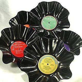 50 Discos de vinil para decoração - LPS e SINGLES