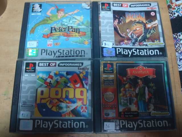 lote 10 jogos playstation 1 ps1