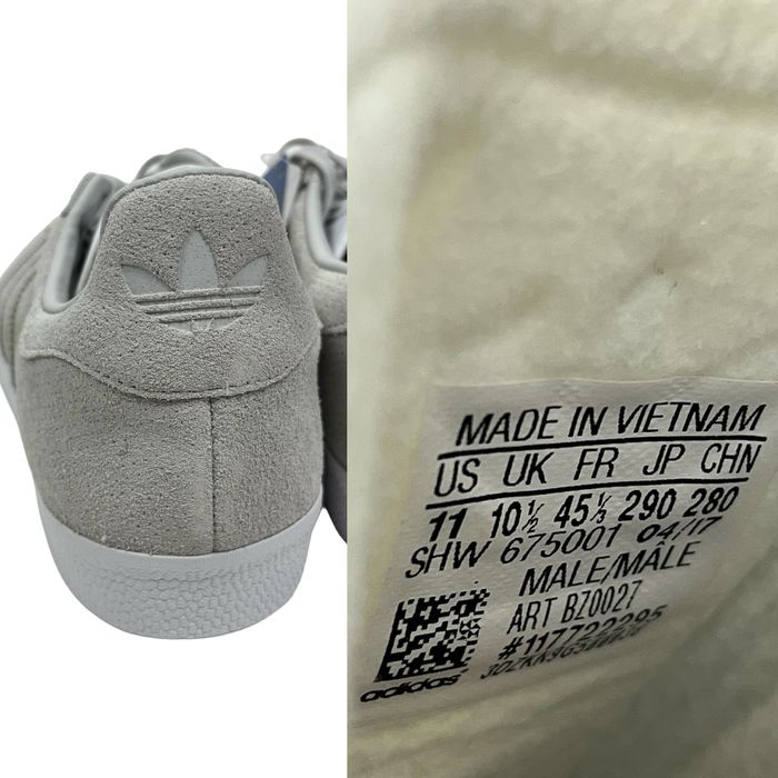 ОРИГІНАЛ чоловічі кросівки Adidas Gazelle кеди газелі білі сірі нові