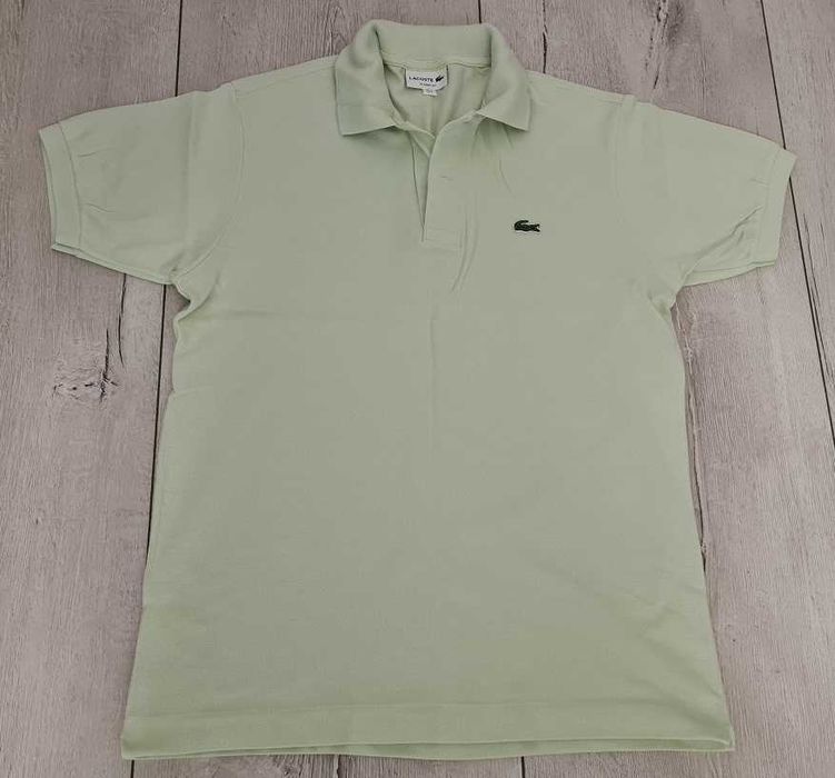 NOWA Koszulka POLO męska LACOSTE (rozmiar S/M/L) JASNOZIELONA oryginał