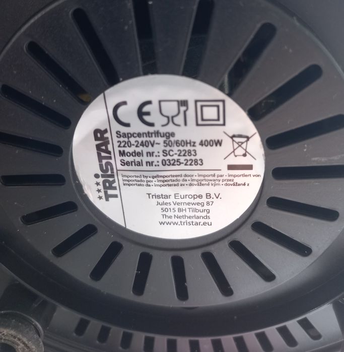 Centrifuga Tristar 400w usada