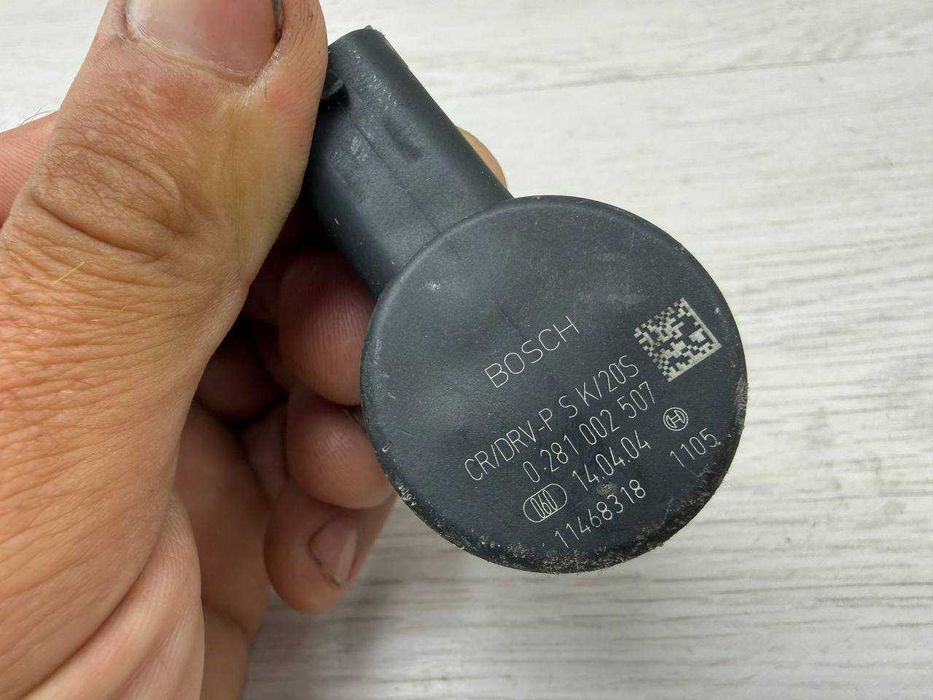 Регулятор тиску палива ТНВД Bosch, Датчик тиску палива Bosch, 13118114, 0281002507, Opel Vectra C, Signum, Astra H, Zafira B, Fiat