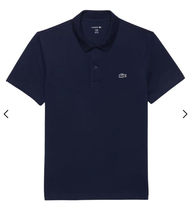 Czarny i Granatowy T-shirt Lacoste