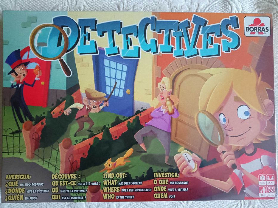 Jogo de tabuleiro "Detectives"