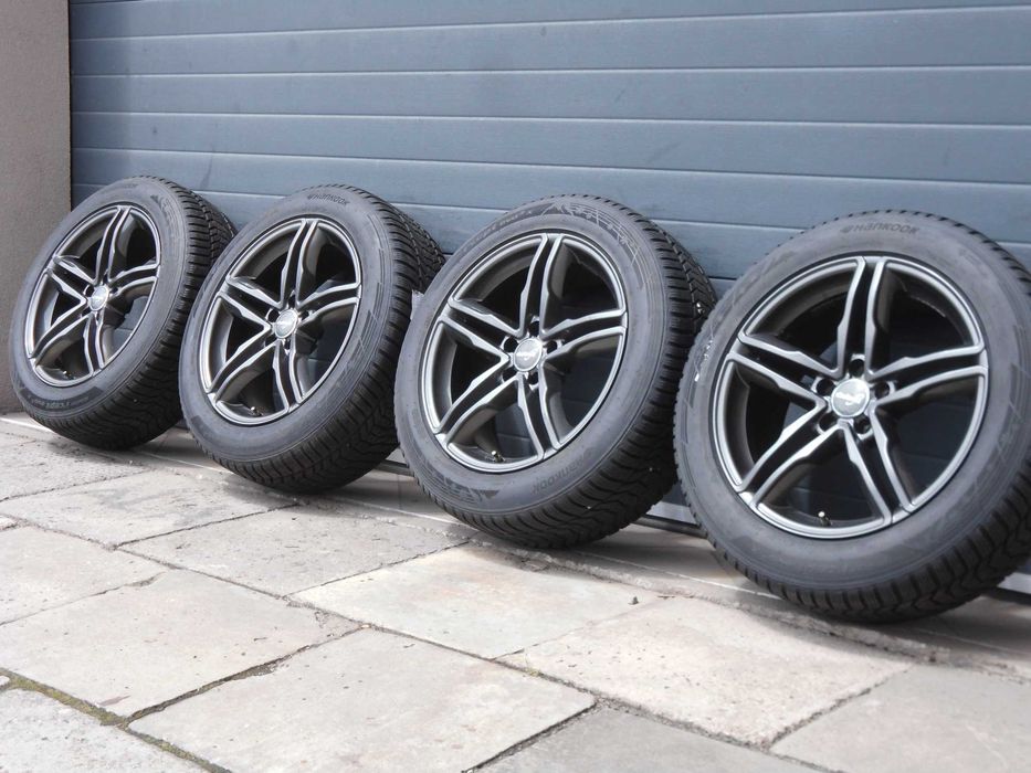 ! Koła zimowe aluminiowe 18 5x112 Audi A6 C8 Hankook ~7mm