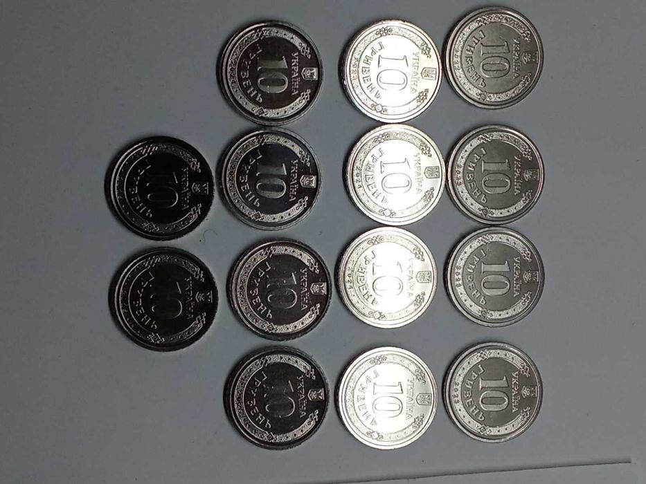 Монети серії ЗСУ 14 шт , нові.