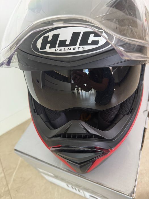 Як новий! Мотошолом HJC F70 КАРБОН Carbon Ubis М (унісекс)