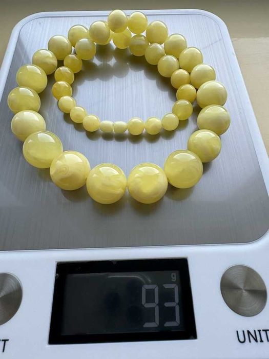 Bardzo ładne korale (naszyjnik, wisiorki) z naturalnego bursztynu
