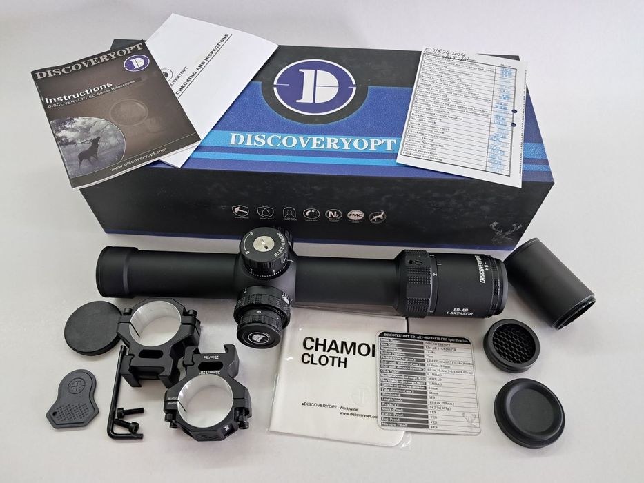 Оптичний приціл DiscoveryOpt ED-AR 1-8X24SFIR FFP