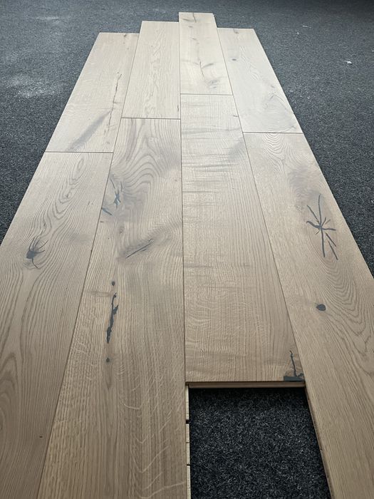Deska Drewniana Dąb Rustic 15x190x1080mm 4faza, Olej UV x2 POSEN
