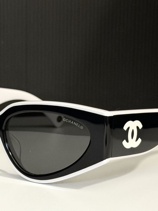 Окуляри chanel чорно-білі