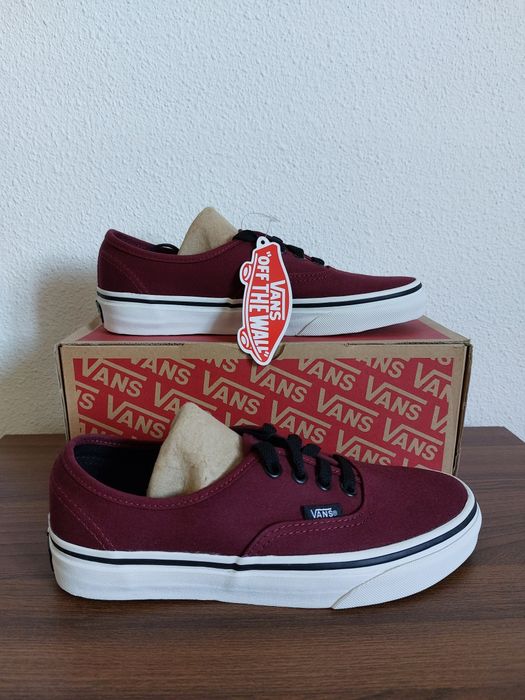 Vans Authentic Burgundy 36 caixa original
