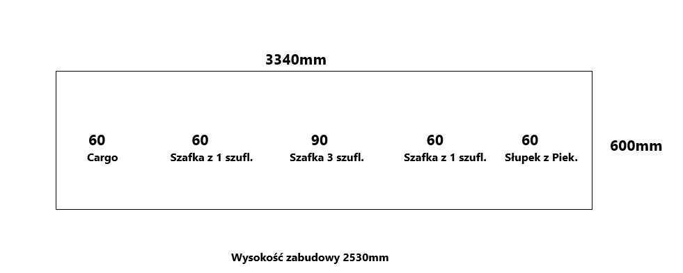 Zestaw Mebli Kuchennych BRW 43 Luvak Avenue, lakier mat WYPRZEDAŻ