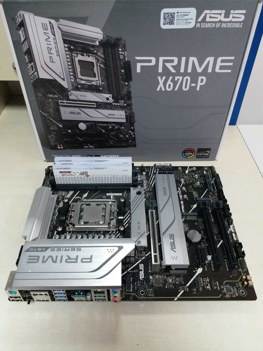 Комплект ASUS Prime X670-P+Ryzen 5 7500F+DDR5 32Gb (2x16Gb) 6000 MHz