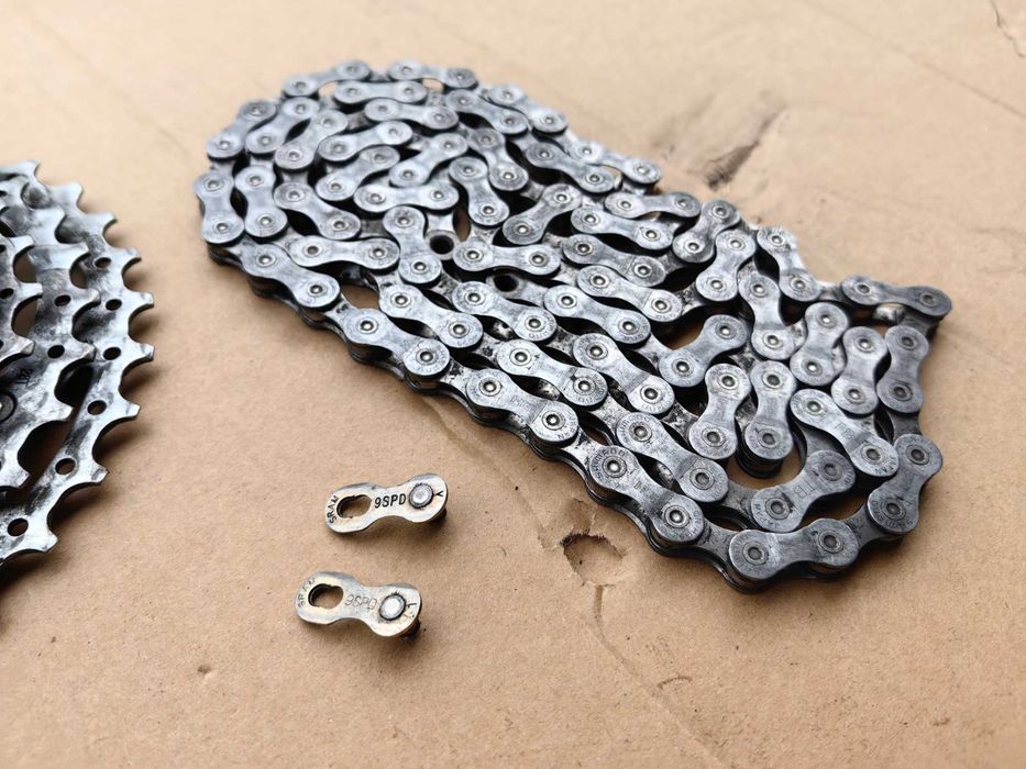 Kaseta Deore XT CS-M770 + Łańcuch HG93 + spinka Sram