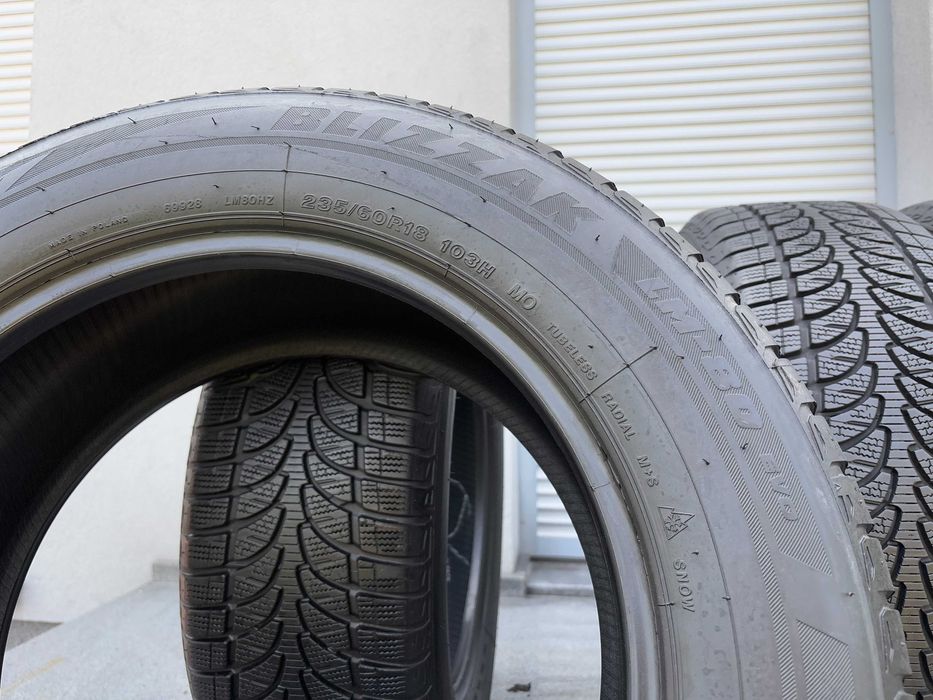 4szt zimowe 235/60R18 Bridgestone 7,5mm 2021r POLEASINGOWE! ZL1 gwar