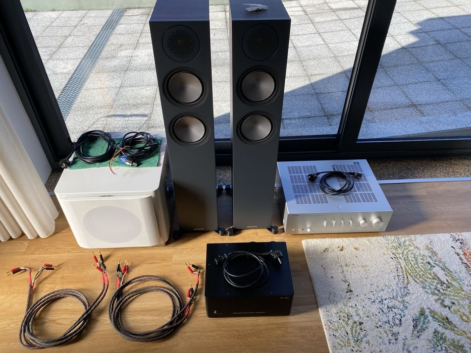 Monitor audio bronze 200-Keces BP 1200- Subwoofer REL T9X-Yamaha S701