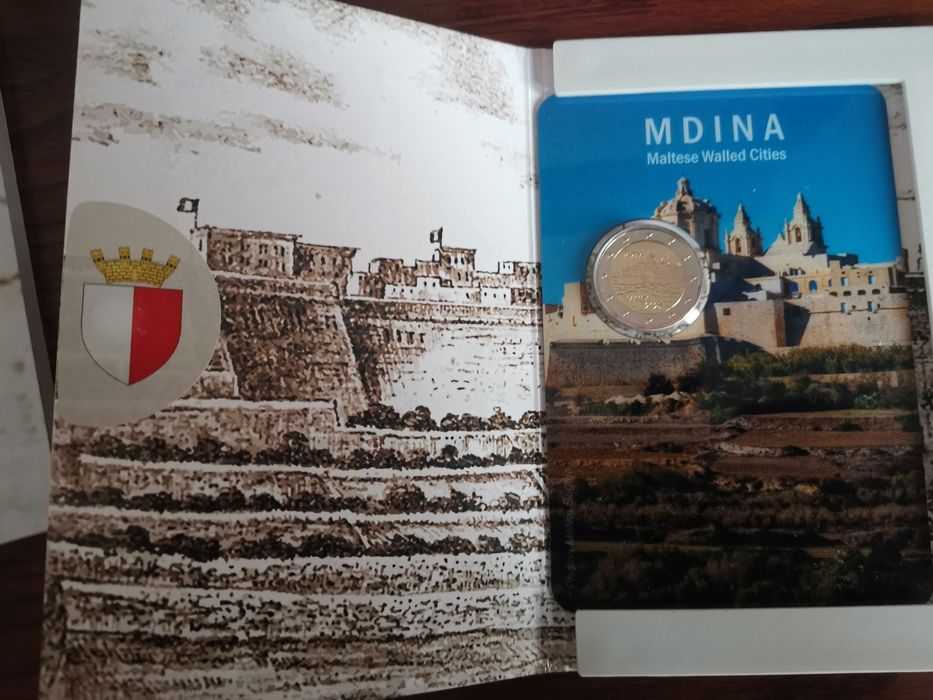 Conjunto de 2 moedas comemorativas Malta 2025
