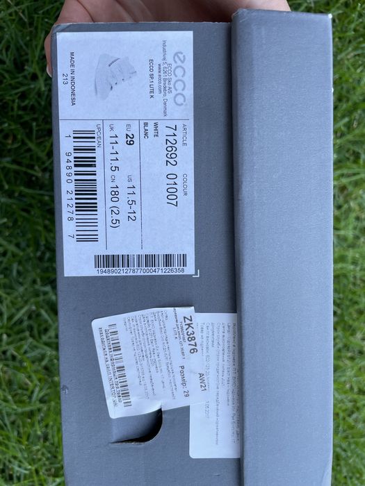 Ботинки ecco 29 розмір