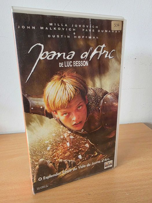 Filme em VHS "Joana d'Arc" de Luc Besson