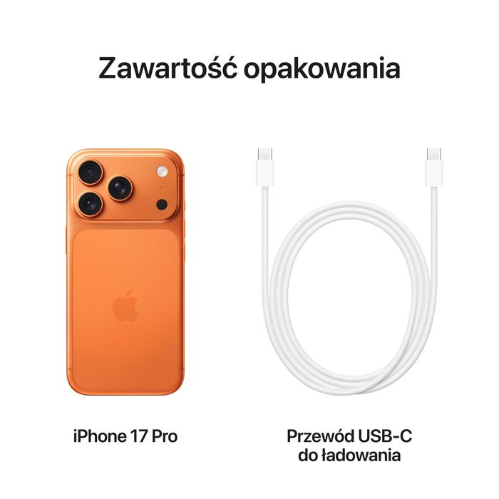 Apple iPhone 17 Pro 256 GB – Pomarańcz | PREMIUM | Gwarancja | Raty 0%