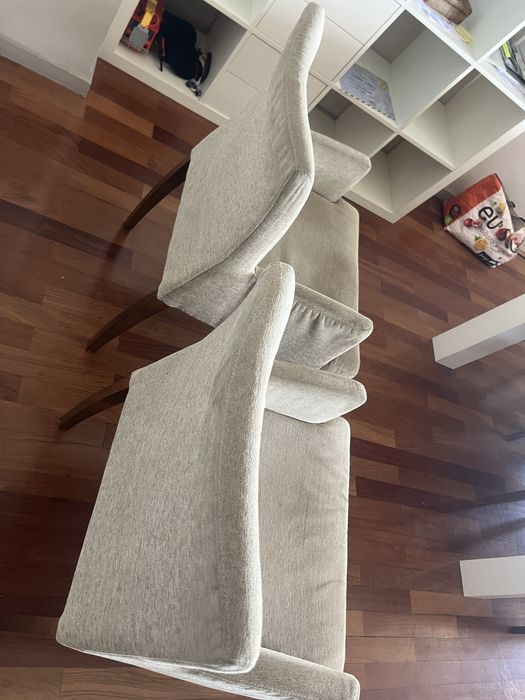 2x Cadeirao poltrona sofa em tecido