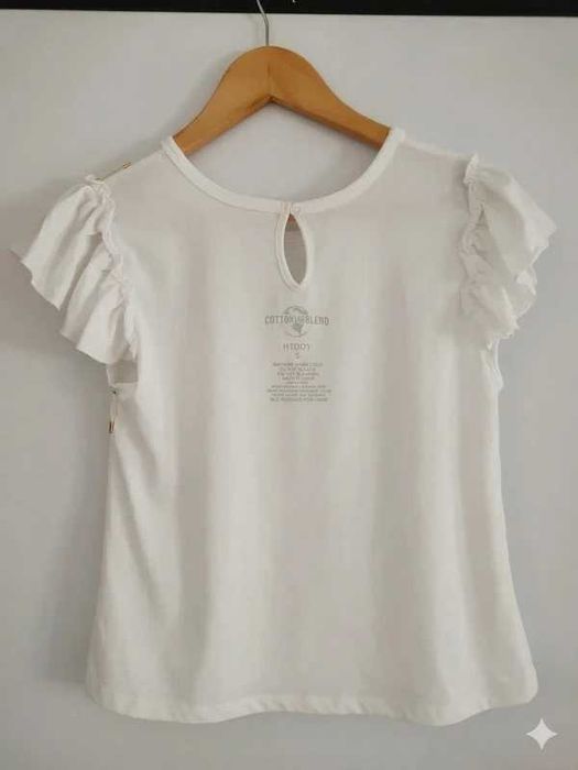 T-shirt Universal Studios Branca – Estrelas Douradas – Menina 4-5 anos (110cm)