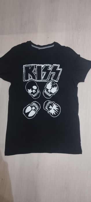 Koszulka męska zespołu kiss hand made