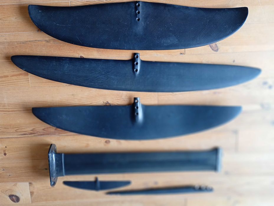 Asas de foil Full carbon kit completo