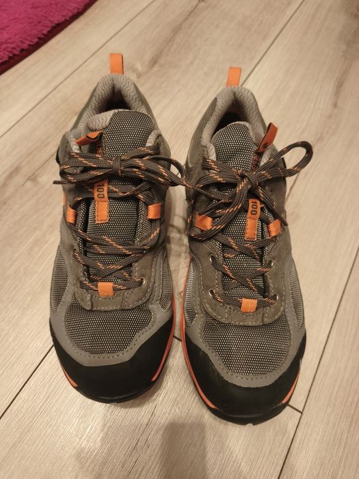 Buty turystyczne damskie/dziewczęce  wodoodporne Quechua rozm. 37
