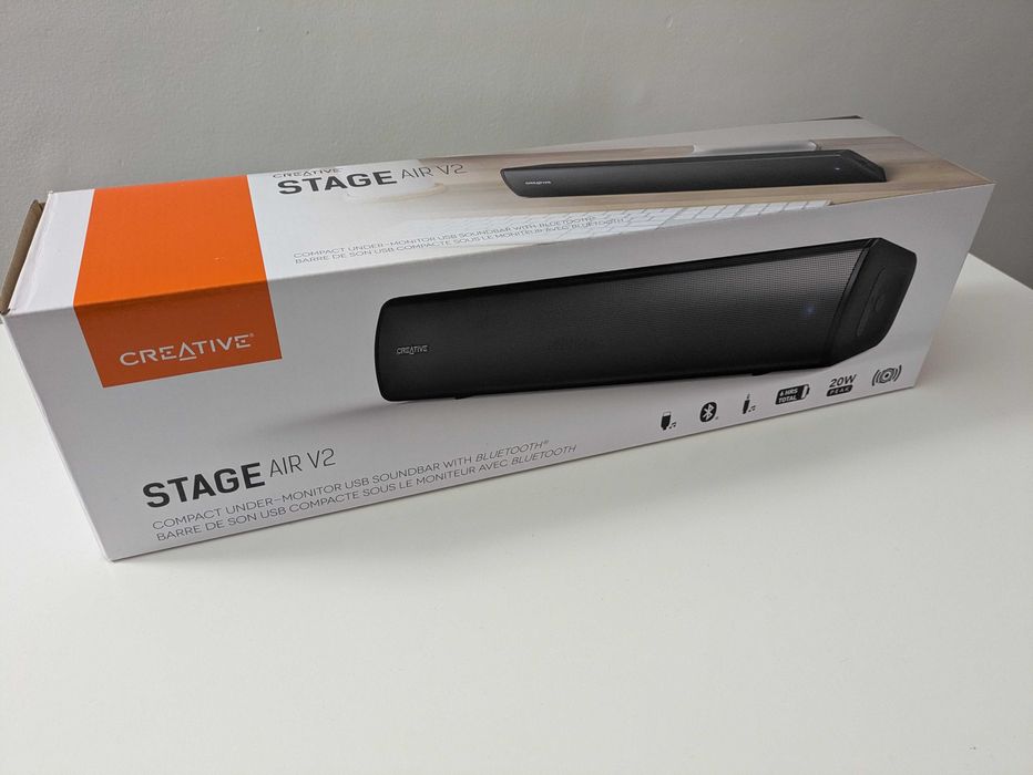 Głośnik Soundbar Bezprzewodowy Creative Stage Air v2 NOWY Gwarancja