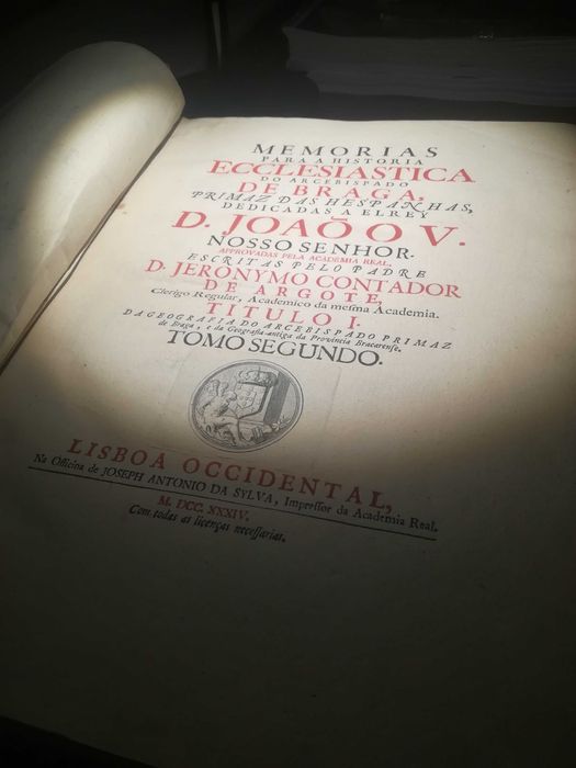 Memórias para a Historia Ecclesiastica do Arcebispado de Braga. 1734