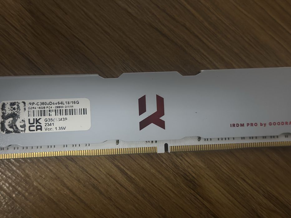 Micron chip (женеться більше 4.ггц) goodram iridium pro white 16gb ddr4 3600mhz