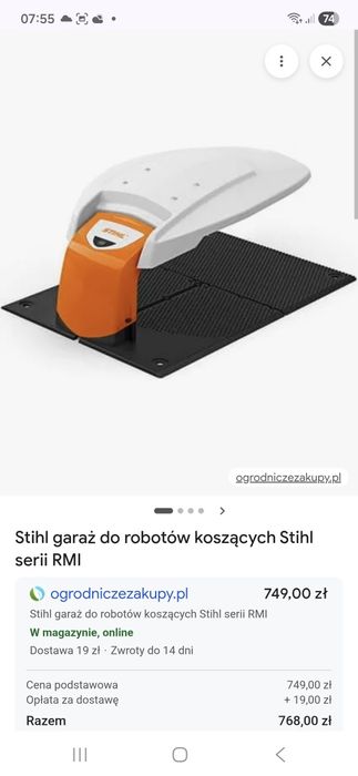 NOWY Robot koszący STIHL iMOW 5  domek  gratis  okazja faktura vat