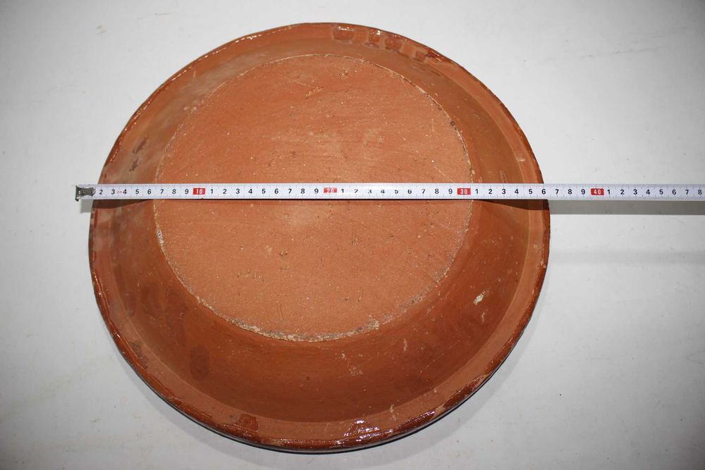 Antigo Prato / Pratão - Peixe e Flores - Barcelos - Pintado á mão