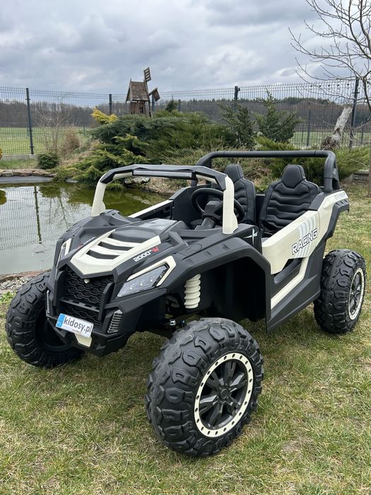 Auto na akumulator A032 Szary 4 x 200 Watt 24 Volt Pilot Dwuosobowy