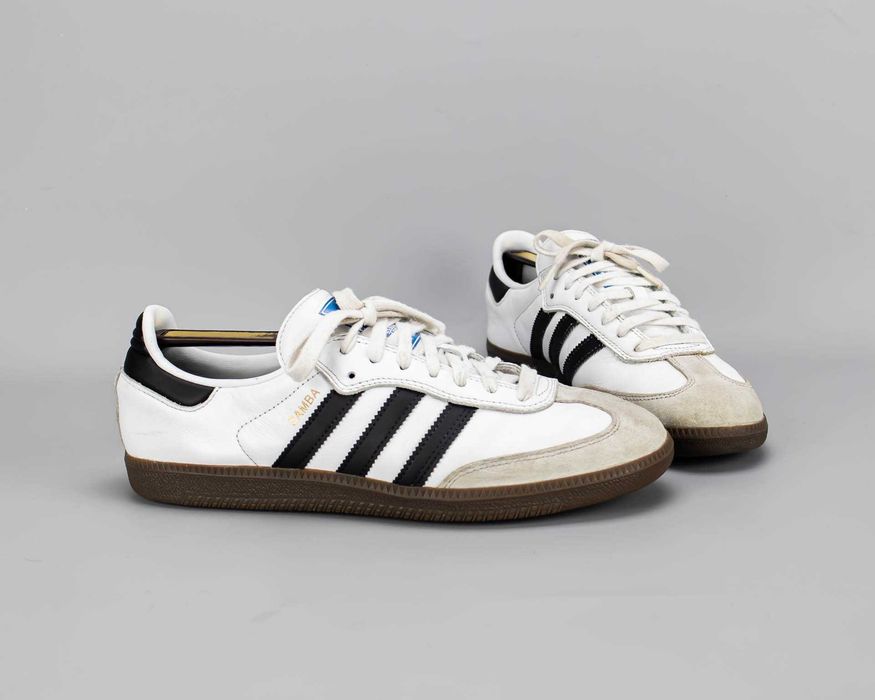 Культовые кожаные кроссовки Adidas Samba.42 размер